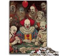 Puzzles pour Adultes 1000 pièces Joker Jouant au Poker, Jeux éducatifs, décoration d'intérieur, idéal pour la décoration de Bureau (50x75cm)