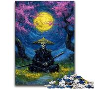 Puzzles pour Adultes 1000 pièces, Jouets Difficiles et mystérieux, Squelette Ninja, Jeux éducatifs, Anti-Stress, Interaction Parent-Enfant, pour Les 14 Ans et Plus, 50x75cm