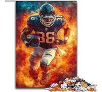 Puzzles pour Adultes 1000 pièces Joueur de Rugby Puzzle Stimulant pour Les Cerveaux, activité familiale, décoration intérieure, Cadeau de Vacances 50x75cm