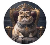 Puzzles pour Adultes 1000 pièces King Cat, 1000 pièces, pour développer la Coordination œil-Main, idéal comme Cadeau d'anniversaire (67,5 x 67,5 cm)