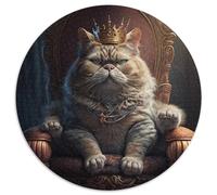 Puzzles pour Adultes 1000 pièces King Cat Puzzles Difficiles pour Adultes Parfait pour Les Cadeaux d'anniversaire, de Noël et d'halloween (67,5 x 67,5 cm)