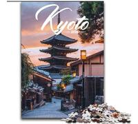 Puzzles pour Adultes 1000 pièces Kyoto, Difficiles et complets, avec des pièces de Formes aléatoires entièrement emboîtables 50x75cm