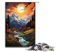 Puzzles pour Adultes 1000 pièces La beauté psychédélique colorée du Jungfraujoch Jouet Jeu intellectuel est idéal comme Cadeau pour Toute la Famille 75x50cm