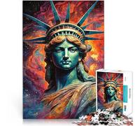 Puzzles pour Adultes 1000 pièces La Danse céleste de Liberty Défi Difficile pour soulager Le Stress Idées Cadeaux 38x26cm