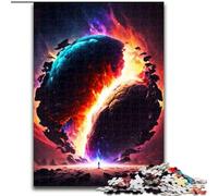 Puzzles pour Adultes, 1000 pièces La Fin de l'univers, en Bois, pour Noël, Halloween, Pâques et Le Nouvel an(50x75cm)
