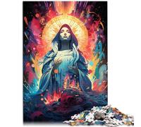 Puzzles pour Adultes 1000 pièces la Main de la Vierge Marie compétition de Vitesse Cadeau d'anniversaire, Cadeaux 10,27 po x 14,96 po pour Adolescent Âge 14 Ans et Plus