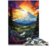 Puzzles pour Adultes 1000 pièces La vallée est Un vaste Puzzle éducatif d'apprentissage 26x38cm Cadeaux pour Les Amis et la Famille