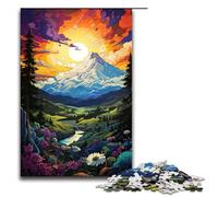Puzzles pour Adultes 1000 pièces La vallée psychédélique est vaste Jouet Jeu intellectuel Idéal comme Cadeau pour Toute la Famille 75x50cm