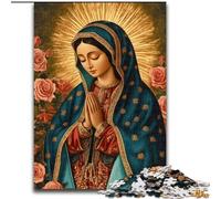 Puzzles pour Adultes, 1000 pièces, La Vierge Marie, Puzzles pour Adultes, 1000 pièces pour Adolescents et Famille, Cadeau de Noël idéal 50x75cm