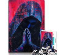 Puzzles pour Adultes 1000 pièces La Vierge Marie, Un Puzzle Fantastique pour soulager Le Stress, Un défi Difficile, Une décoration d'intérieur Unique et des Cadeaux (75x50cm)