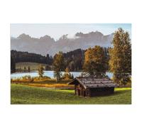 Puzzles pour Adultes 1000 Pièces，Lac Noir sur Le Wilder Kaiser à Kitzbühel，Décompression Amusant Puzzle Intellectuel Jeu De Puzzle Jouets Cadeau pour Adultes Enfants Familles（75x50cm）-AD3