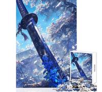 Puzzles pour Adultes 1000 pièces Lame des Fleurs d'hiver Décoration Murale Jeu éducatif avec Poster et fiche de Questions Assortis Dimensions 38x52cm