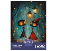 Puzzles pour Adultes 1000 Pièces Lantern Lit Love Enchanted Ant Encounter Puzzle pour Adultes, Jouet Anti-Stress, Difficile, Excellent Cadeau pour Les Amateurs De Jeux 38x26cm/1000pcs