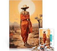 Puzzles pour Adultes 1000 pièces l'art de la Mode Africaine Entraînez Votre Cerveau et Vos Mains Super Cadeau 38x52cm