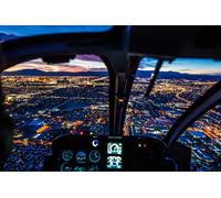 Puzzles pour adultes 1000 pièces Las Vegas Nevada Skyline coucher de soleil hélicoptère vue photo famille drôle difficile vacances casse-tête cadeau