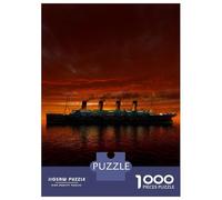 Puzzles pour Adultes 1000 Pièces Last Day of The Ship Puzzles pour Adultes Jeu Manuel Défi Difficile Aidez Votre Cerveau À Faire Travailler 52x38cm/1000pcs