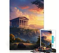 Puzzles pour Adultes 1000 pièces Le Crépuscule des Dieux Jeu d'ajustement précis Casse-tête Cadeau Moment de détente et de Divertissement Cadeau Artistique de Noël (38x52cm)
