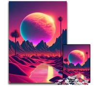Puzzles pour Adultes 1000 pièces Le Futur Qui n'a jamais existé Puzzles en Carton pour Adultes Cadeau de Vacances Parfait pour Noël, Halloween, Pâques, Nouvel an 26x38cm/10,23x14,96 Pouces