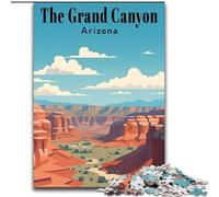 Puzzles pour Adultes 1000 pièces Le Grand Canyon, Jeu éducatif Familial avec pièces entièrement emboîtables de Formes aléatoires (26x38cm) 1000 pièces