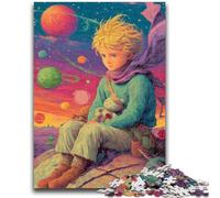 Puzzles pour Adultes 1000 pièces Le Petit Prince Difficile à compléter mais Amusant et Humoristique avec Affiche et fiche de Questions-réponses Assorties 26x38cm