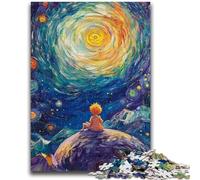 Puzzles pour Adultes 1000 pièces Le Petit Prince du Ciel Nocturne pour Un Jeu éducatif, Un Jouet de défi, idéal comme Cadeau pour Toute la Famille 50x75cm
