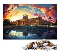 Puzzles pour Adultes 1000 pièces Le psychédélisme coloré de Versailles Décoration de la Maison Puzzles Cadeaux de Noël 1000 pièces (75 x 50 cm)