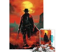Puzzles pour Adultes 1000 pièces Le Voyageur Solitaire Défi éducatif pour s'amuser en Famille Jeu Familial pour Les 14 Ans et Plus Jeu de Puzzle Offert 38X52cm