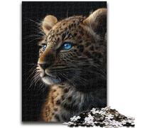 Puzzles pour Adultes 1000 pièces Léopard Fantastique, Jeux éducatifs, décoration Murale, Cadeaux d'anniversaire et de Noël Uniques (75x50cm)