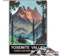 Puzzles pour Adultes 1000 pièces Les Trois Sœurs de la Montagne Un défi à compléter, mais Amusant et Humoristique avec Une Affiche et Une fiche de Questions-réponses Assorties (38x52cm) 1000 pièces