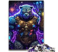 Puzzles pour Adultes 1000 pièces Les Vengeurs de l'ours Jouets éducatifs Jeux familiaux Stimuler l'amour Entre Les Couples 26x38cm