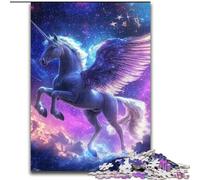 Puzzles pour Adultes 1000 pièces Licorne de l'univers Puzzle Jeu Adulte Cadeau Jeu interactif Familial Défi cérébral Cadeau Taille 26x38cm