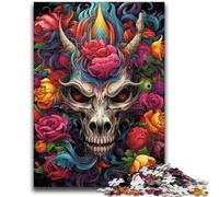 Puzzles pour Adultes 1000 pièces Licornes colorées pour Les 14 Ans et Plus Jeux Amusants Activités Amusantes à la Maison, Cadeaux d'anniversaire, Cadeaux de Voyage 38x26cm