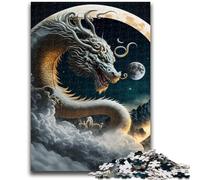 Puzzles pour Adultes 1000 pièces Lion Art Anti-Stress Défi Difficile Idéal comme Cadeau pour Toute la Famille 38x26cm