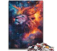 Puzzles pour Adultes 1000 pièces Lion Cosmique Aidez Le Cerveau à exercer des Jouets addictifs pour cultiver la Patience Décoration Parfaite 38x26cm