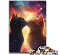 Puzzles pour Adultes 1000 pièces Lion en Costume pour Jeu éducatif défi Jouet est idéal comme Cadeau pour Toute la Famille 50x75cm