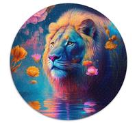 Puzzles pour Adultes, 1000 pièces, Lion Magique, Jeu Familial interactif, défi cérébral, Jouet éducatif 67,5 x 67,5 cm