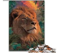 Puzzles pour Adultes 1000 pièces, Lions d'Afrique Difficiles, adaptés aux Personnes de 14 Ans et Plus, Jeux éducatifs, Cadeaux du Père Noël Secret (Taille 50x75cm)