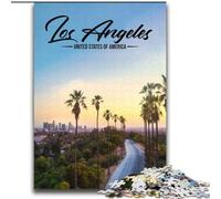 Puzzles pour Adultes 1000 pièces Los Angeles Jouet éducatif intellectuel décompressant Décoration Parfaite (38x52cm) 1000pcs