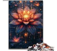 Puzzles pour Adultes 1000 pièces Lotus, Éléphant Jouet Jeu intellectuel Cadeau d'anniversaire, Cadeaux, Décoration Murale pour 14 Ans et Plus (Taille 50x75cm)