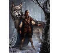 Puzzles pour Adultes 1000 pièces Loup étoilé Loup des neiges Salon Décoration Murale Jouets éducatifs Jeu intellectuel Cadeau 38 x 52 cm