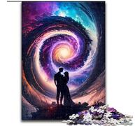 Puzzles pour Adultes 1000 pièces Love of Cosmos Puzzles en Bois, pour Adolescents, Jeu interactif Familial, Cadeau défi 1000 pièces(50x75cm)