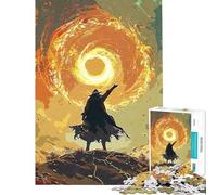 Puzzles pour Adultes 1000 pièces Magic Fire Puzzles pour Adultes Course de Vitesse Manuelle Chaque pièce est Unique Jouet éducatif d'apprentissage (Taille 38x52cm)