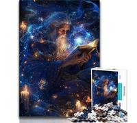 Puzzles pour Adultes 1000 pièces Magicien Cosmique Jouets éducatifs Jeux Anti-Stress Cadeaux d'anniversaire Uniques 75x50cm