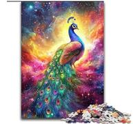 Puzzles pour Adultes 1000 pièces Magnifique Paon, pour Jeu éducatif, défi, Jouet pour améliorer la mémoire, pour Les 14 Ans (Taille 26x38cm)