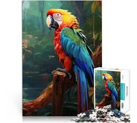 Puzzles pour Adultes 1000 pièces Magnifique Perroquet Jouets de Divertissement Familial 26x38cm Offrez des Cadeaux à Toute la Famille