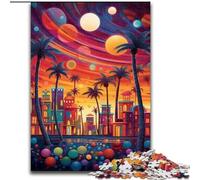 Puzzles pour Adultes 1000 pièces, Magnifiques paysages de plages, en Bois, Cadeau pour Hommes et Femmes, pour Tous Les Jours et Occasions spéciales, 1000 pièces(50x75cm)