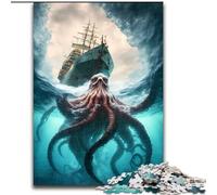 Puzzles pour Adultes 1000 pièces Maître des Mers en Carton, Jeu Familial interactif, décoration d'intérieur DIY, Casse-tête Stimulant, Cadeau 1000 pièces(26x38cm)