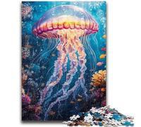 Puzzles pour Adultes 1000 pièces Méduses Jeu éducatif Familial Offrez des Cadeaux pour Toute la Famille à partir de 14 Ans 26x38cm