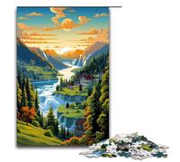 Puzzles pour Adultes 1000 pièces Merveilleux Monde Puzzle Cadeaux d'anniversaire pour et Adolescents de 14 Ans et Plus 1000 pièces (75 x 50 cm)