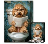 Puzzles pour Adultes 1000 pièces, Mignon Goldendoodle, Puzzles en Bois, Jouets, Cadeau, éducatif, intellectuel, décompressant, Amusant, Jeu Familial, 50x75cm